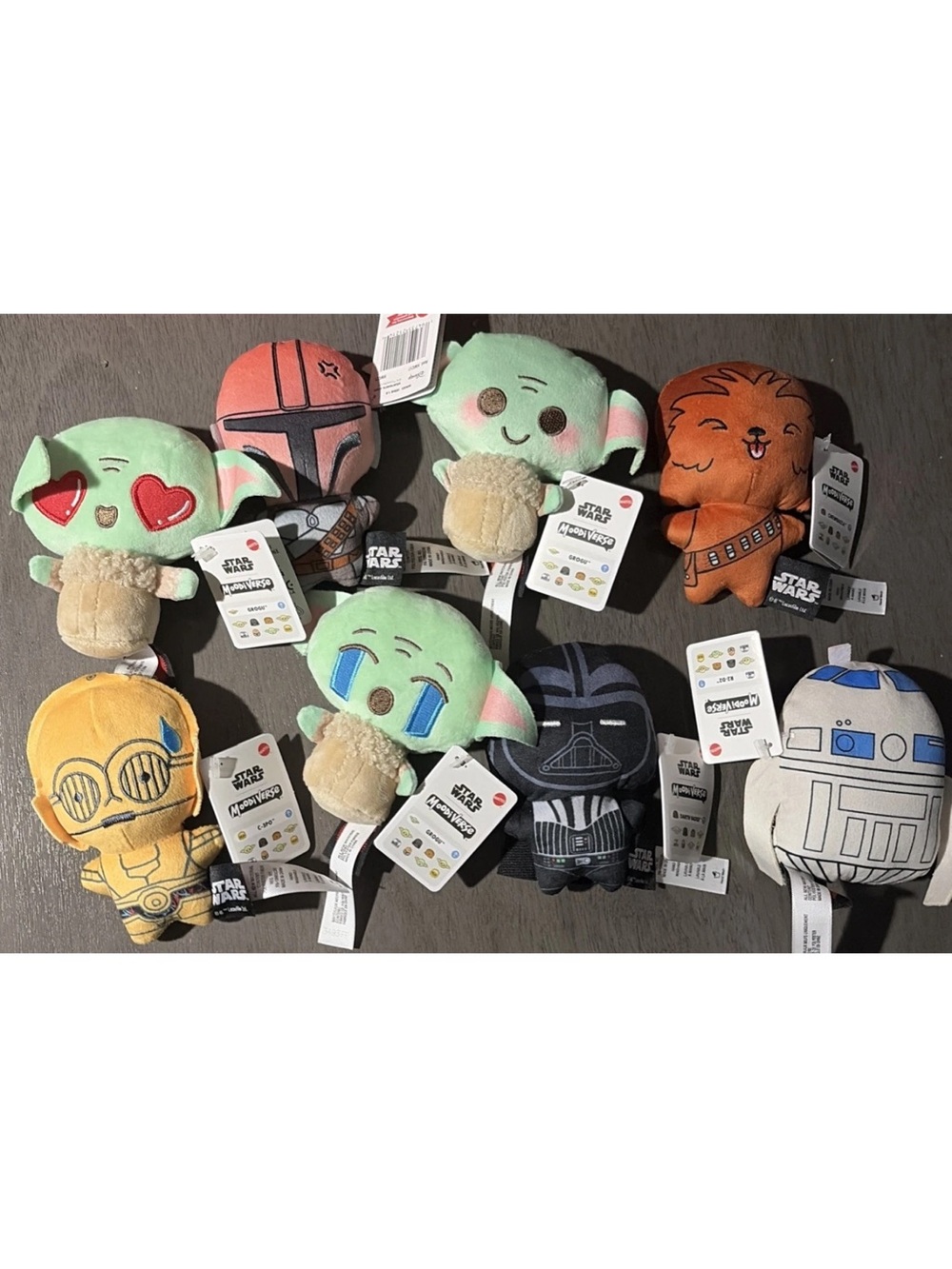 Star Wars MOODI VERSE Series 1 Complete Set Of 8 Chewbacca, Darth Vader And More